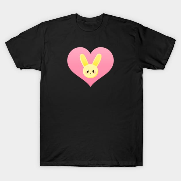 ButterBee the Bunny Heart T-Shirt by Bunnibi